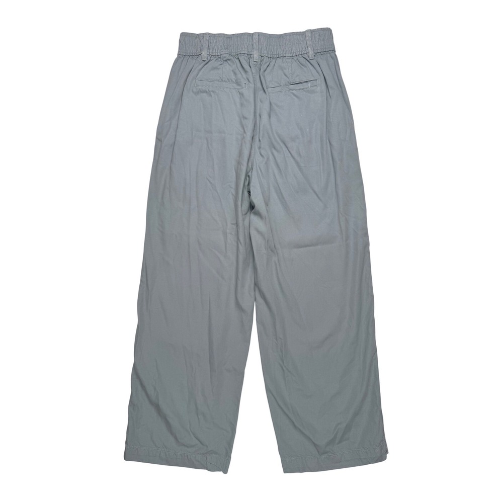 Madewell Neale Wide Leg Pants Womens 6 Blue New Pleated Tencel - Picture 3 of 15